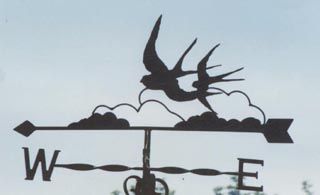 Two Swallows weather vane